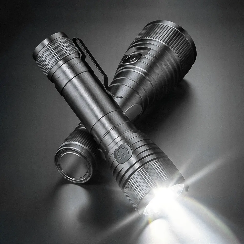 Flashlight 18650 Torch USB Type C Rechargeable LED Light 800lm with Power Indicator Magnet Tail Pen clip for Hiking Fishing lamp
Flashlight 18650 Torch USB Type C Rechargeable LED Light 800lm with Power Indicator Magnet Tail Pen clip for Hiking Fishing lamp