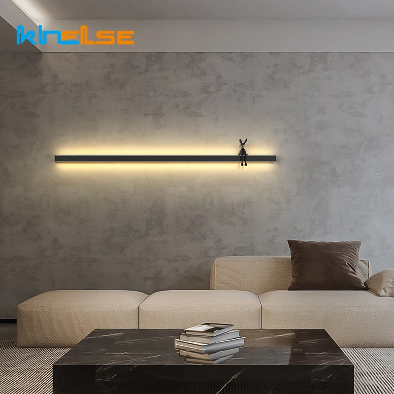 Modern LED Wall Lamp Simple Long Strip Indoor Wall Light Bedroom Living Room TV Background Decor Sconce Lighting Fixture 85-265V
Modern LED Wall Lamp Simple Long Strip Indoor Wall Light Bedroom Living Room TV Background Decor Sconce Lighting Fixture 85-265V