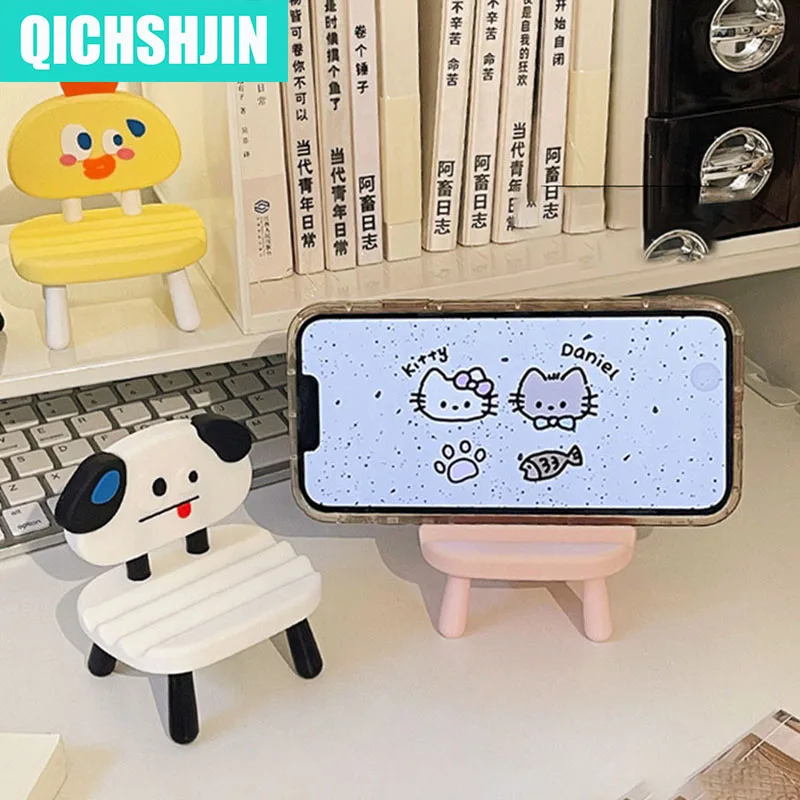 Cute Cartoon Animal Creative Mini Chair Phone Holder Stand Multi Angle Desktop Universal Cat Dog Mobile Phone Bracket For IPhone
Cute Cartoon Animal Creative Mini Chair Phone Holder Stand Multi Angle Desktop Universal Cat Dog Mobile Phone Bracket For IPhone