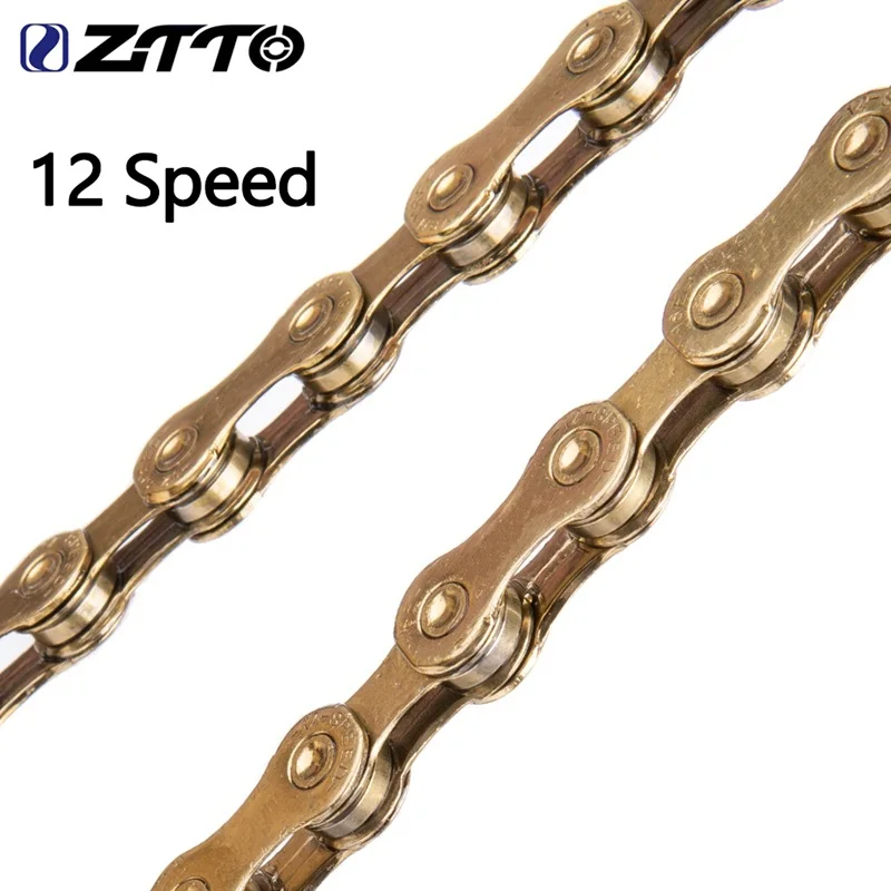ZTTO Bicycle 12S Gold Chains MTB Road Bike 12 Speed Chain 12V Chain Cycling Accessories With Missing Link Magic Connecter
ZTTO Bicycle 12S Gold Chains MTB Road Bike 12 Speed Chain 12V Chain Cycling Accessories With Missing Link Magic Connecter