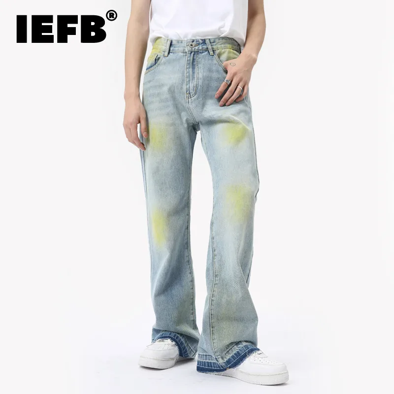 IEFB American Style Men's Jeans Straight Contrast Color Washing Graiffti Male Denim Pants Straight Bottom New Chic Summer 9C6316
IEFB American Style Men's Jeans Straight Contrast Color Washing Graiffti Male Denim Pants Straight Bottom New Chic Summer 9C6316
