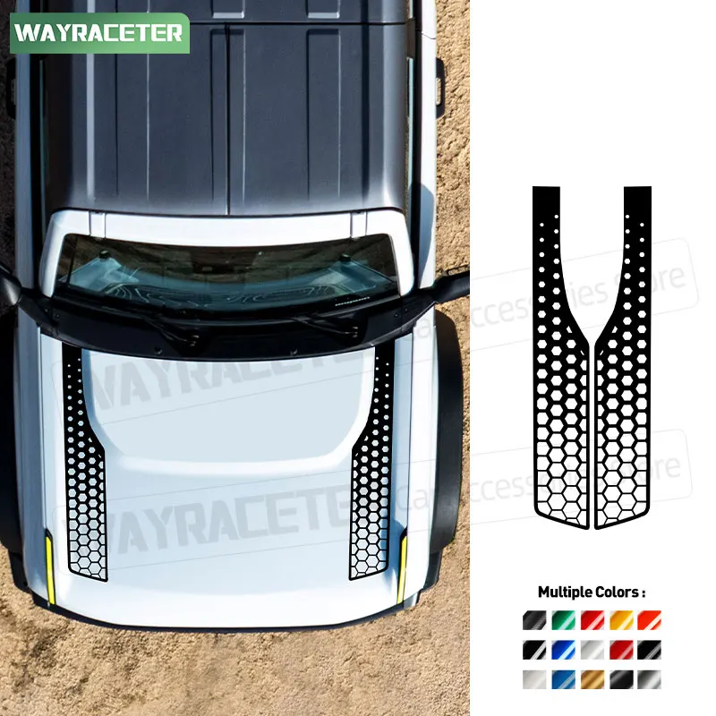 2 Pcs/Set Car Engine Cover Vinyl Hood Bonnet Stripes Sticker Decal For Ford Bronco 2021 2022 2023 2024 2025 2026 Accessories
2 Pcs/Set Car Engine Cover Vinyl Hood Bonnet Stripes Sticker Decal For Ford Bronco 2021 2022 2023 2024 2025 2026 Accessories