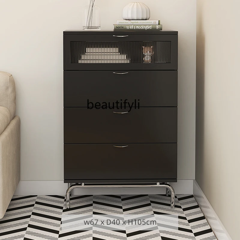 Stainless Steel Chest of Drawers Chest of Drawer Simple Bedroom Tailstock Storage Cabinet Living Room Four-Drawer Cabinet
Stainless Steel Chest of Drawers Chest of Drawer Simple Bedroom Tailstock Storage Cabinet Living Room Four-Drawer Cabinet