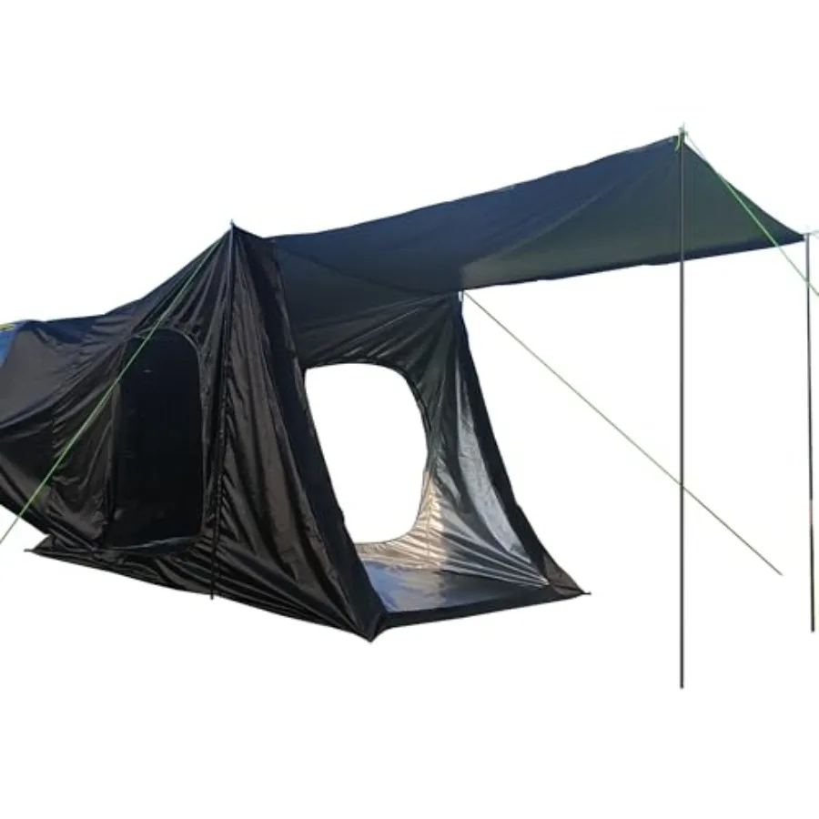Палатка-тент Instant Camp Hub для задней двери автомобиля, вместительное убежище на 3 человека с 3 входами, универсальная для автомобилей, установка за 2 минуты
Палатка-тент Instant Camp Hub для задней двери автомобиля, вместительное убежище на 3 человека с 3 входами, универсальная для автомобилей, установка за 2 минуты