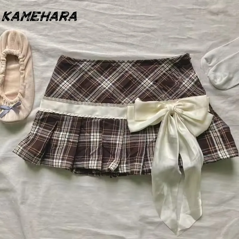 KAMEHARA Y2k Летняя мини-юбка для женщин Ретро-панк-юбка Плиссированная юбка Плессированная юбка Плед Юбка на пуговицах Сексуальные юбки Spice Girl 니트 스커트
KAMEHARA Y2k Летняя мини-юбка для женщин Ретро-панк-юбка Плиссированная юбка Плессированная юбка Плед Юбка на пуговицах Сексуальные юбки Spice Girl 니트 스커트