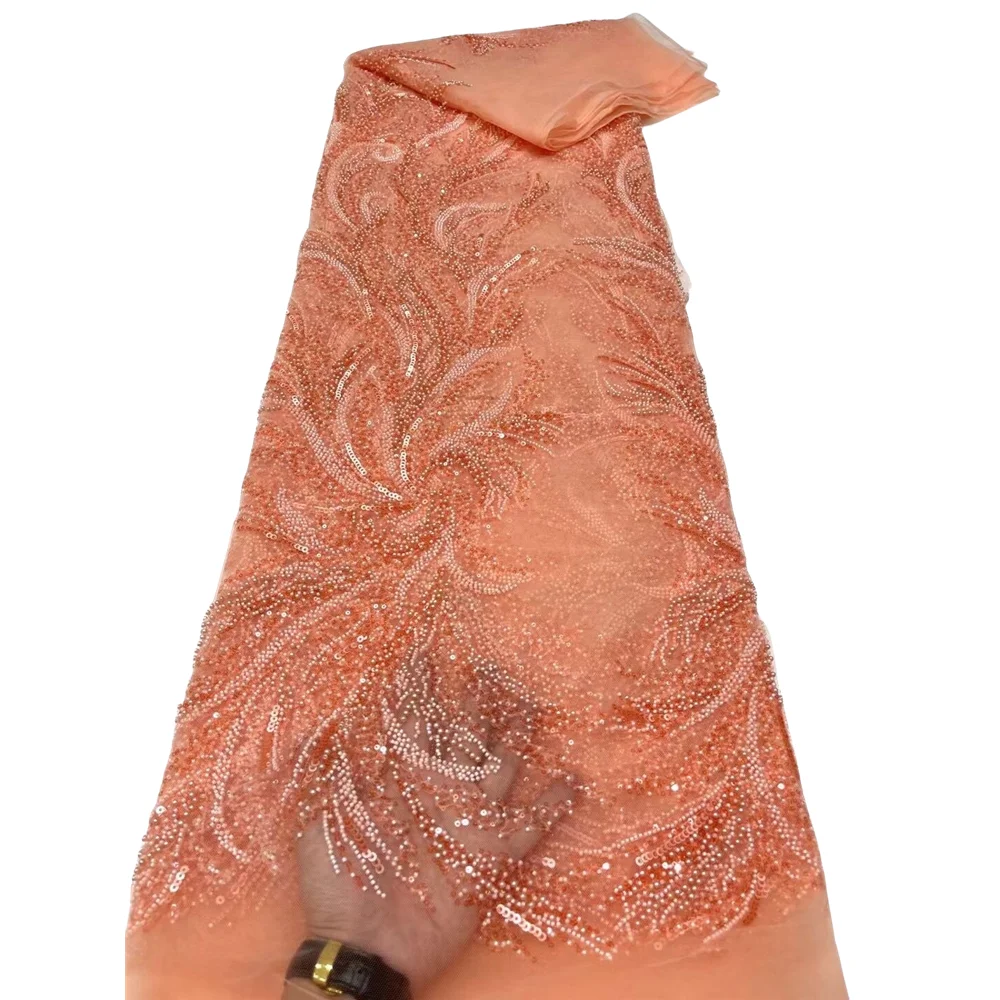 French Tulle Net Lace with Sequins and Beads J-1401953 African Nigerian Embroidered Lace Fabric Lace Fabric for Sewing
French Tulle Net Lace with Sequins and Beads J-1401953 African Nigerian Embroidered Lace Fabric Lace Fabric for Sewing