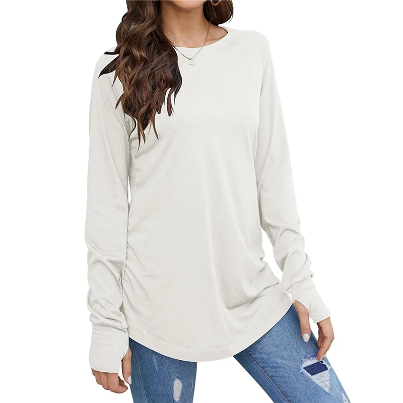 【SEE】Womens Trendy Fall Tops Oversized Long Sleeve Thumb Holes Shirts Casual Crewneck Loose Fit Fashion Clothes
【SEE】Womens Trendy Fall Tops Oversized Long Sleeve Thumb Holes Shirts Casual Crewneck Loose Fit Fashion Clothes