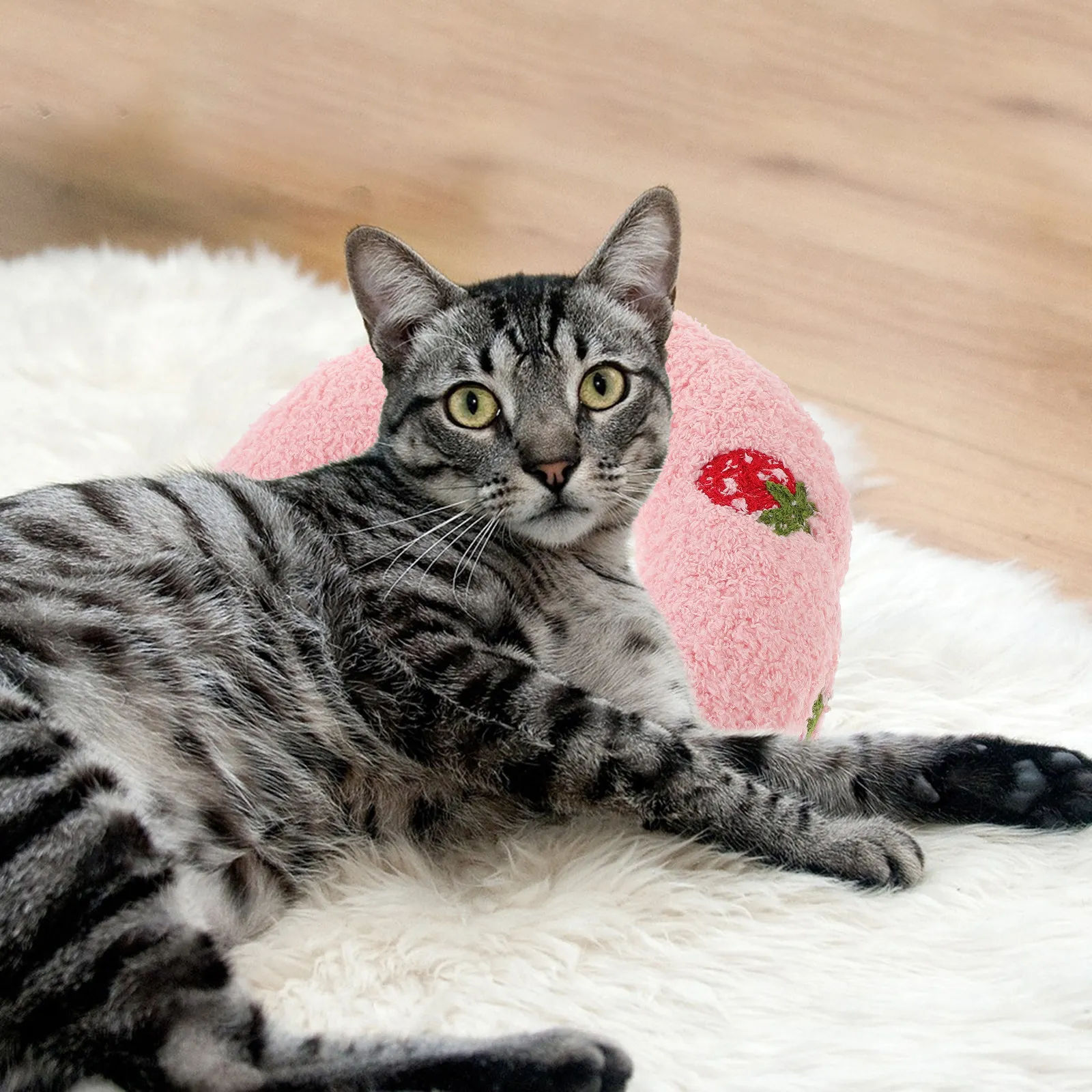 Cat Sleeping Pillow U Shaped Design Small Stuffed Pillow for Kittens Neck Protection Cozy All Season Pet Rest Cushion
Cat Sleeping Pillow U Shaped Design Small Stuffed Pillow for Kittens Neck Protection Cozy All Season Pet Rest Cushion