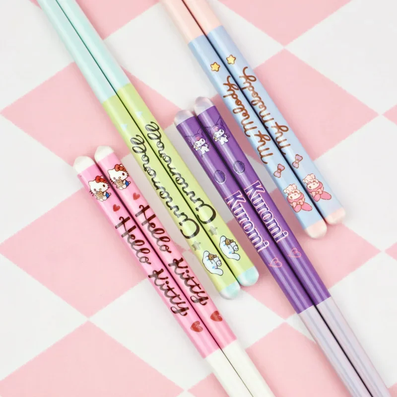 Hello Kitty Cinnamoroll Anime Kawaii MINISO Chopsticks Household Cute Cartoon My Melody Tableware Chopsticks Gifts for Kids
Hello Kitty Cinnamoroll Anime Kawaii MINISO Chopsticks Household Cute Cartoon My Melody Tableware Chopsticks Gifts for Kids