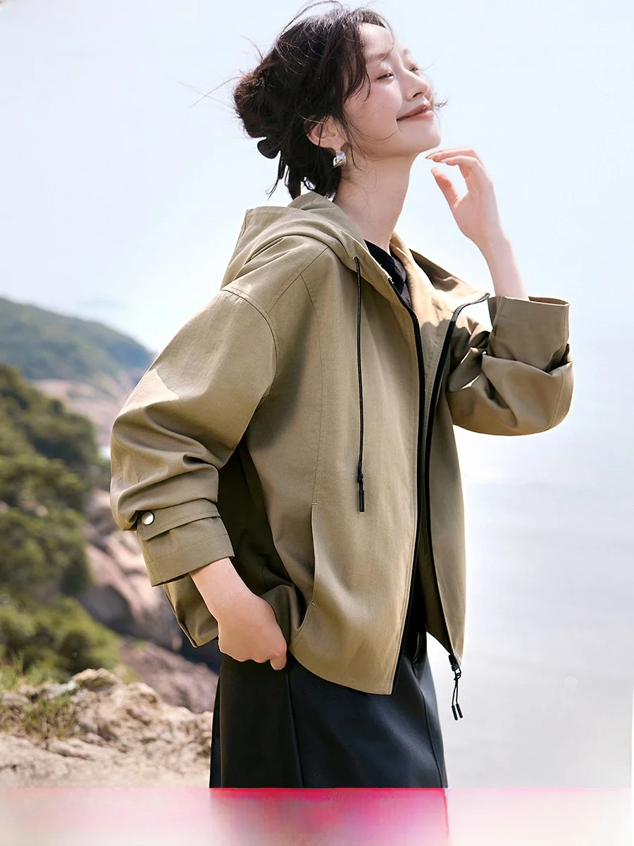 Mehaimeizi Outdoor Sle Casual ort Jaet Women's Autumn 2025 New Non-Wrinkle Workwear Hooded Coat Polyester Fiber High Co...
Mehaimeizi Outdoor Sle Casual ort Jaet Women's Autumn 2025 New Non-Wrinkle Workwear Hooded Coat Polyester Fiber High Co...