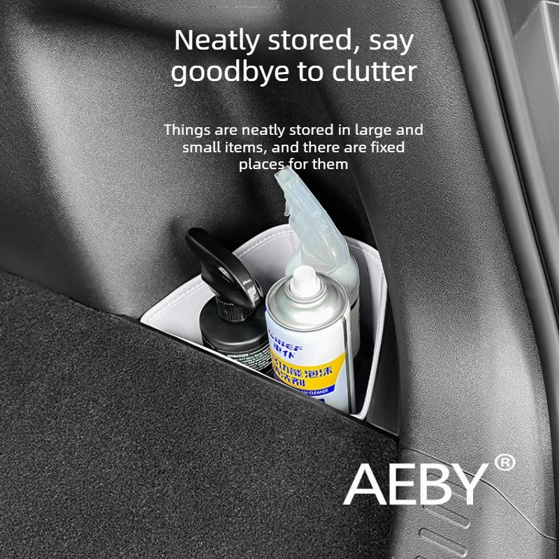 AEBY For BYD Atto 2 2024 Leather Trunk Side Pocket & Liner,Side Compartment Leather Mat,Waterproof Leather Storage Pouch
AEBY For BYD Atto 2 2024 Leather Trunk Side Pocket & Liner,Side Compartment Leather Mat,Waterproof Leather Storage Pouch