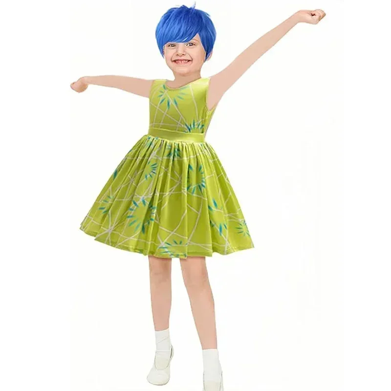 aaa12 3Inside Out Joy Cosplay Costume Princess +Wig+Hairpin For Kids Girls Halloween Carnival Birthday Happiness Dress Up 
aaa12 3Inside Out Joy Cosplay Costume Princess +Wig+Hairpin For Kids Girls Halloween Carnival Birthday Happiness Dress Up