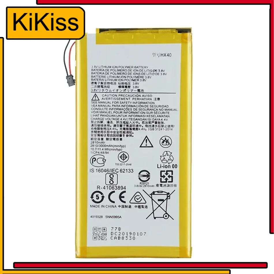 Mobile Phone Battery HX40 3000mAh For Motorola Moto X4 XT1900-1 XT1900-2 XT1900-3 XT1900-4 XT1900-5 6 7
Mobile Phone Battery HX40 3000mAh For Motorola Moto X4 XT1900-1 XT1900-2 XT1900-3 XT1900-4 XT1900-5 6 7