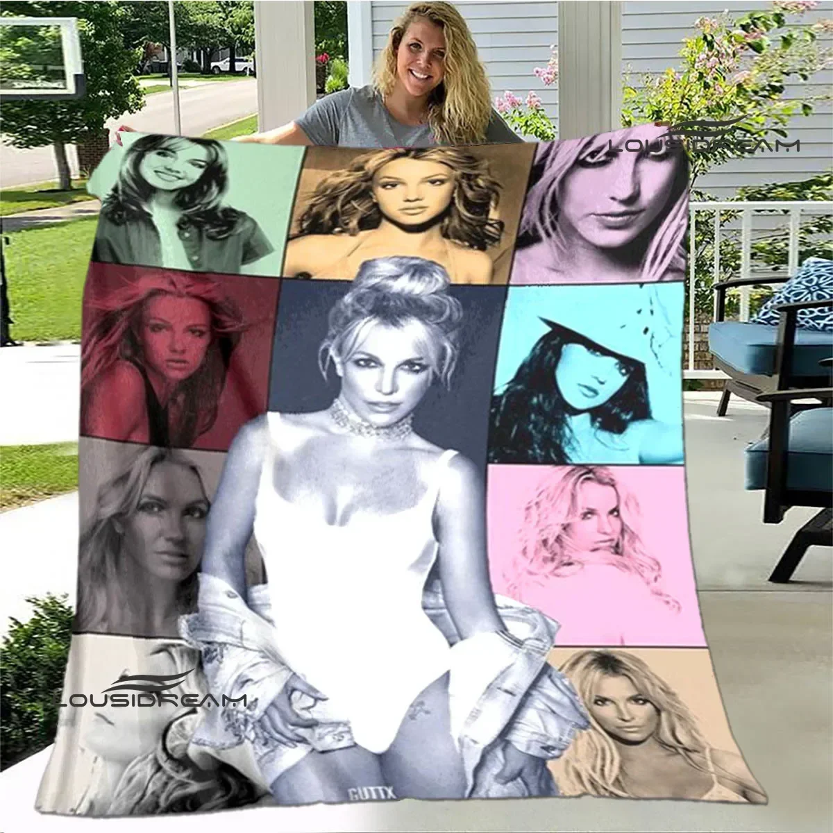 Star Britney Spears Printed blanket Flannel Warm blankets Soft and comfortable blanket bed linings cubre cama Birthday Gift
Star Britney Spears Printed blanket Flannel Warm blankets Soft and comfortable blanket bed linings cubre cama Birthday Gift