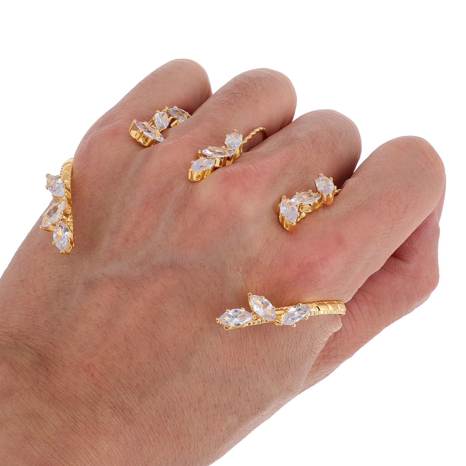 Zircon Leaf Cuff Adjustable Open Bangle For Women Hand Chain Ring Bracelet Fashion Luxury Jewelry Accessories Hand Wrist Body
Zircon Leaf Cuff Adjustable Open Bangle For Women Hand Chain Ring Bracelet Fashion Luxury Jewelry Accessories Hand Wrist Body