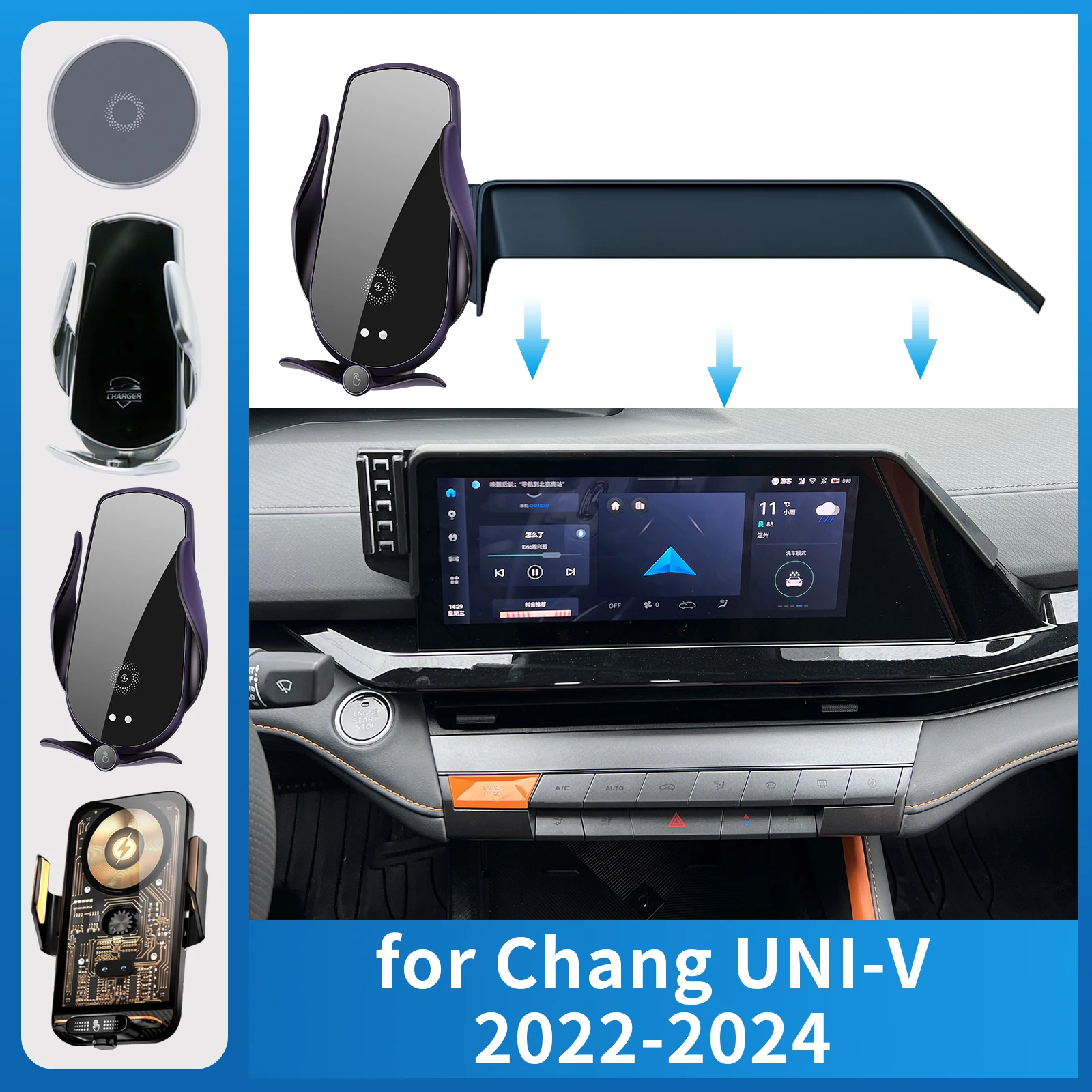 Car Mobile Phone Holder for Chang UNI-V UNIV 2022 2023 2024 Charging Bracket Navigation Stand Auto Accessories
Car Mobile Phone Holder for Chang UNI-V UNIV 2022 2023 2024 Charging Bracket Navigation Stand Auto Accessories