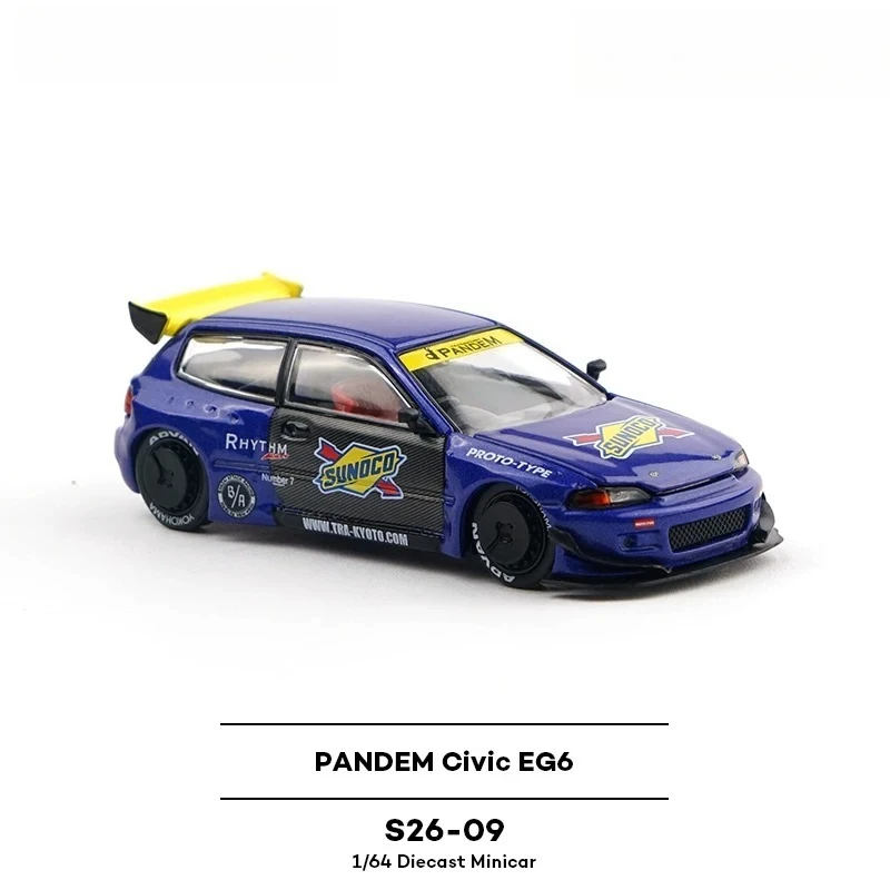 In stock 1: 64 PANDEM EG6 super sports car alloy model car display item, racing collection gift, static display of car model
In stock 1: 64 PANDEM EG6 super sports car alloy model car display item, racing collection gift, static display of car model