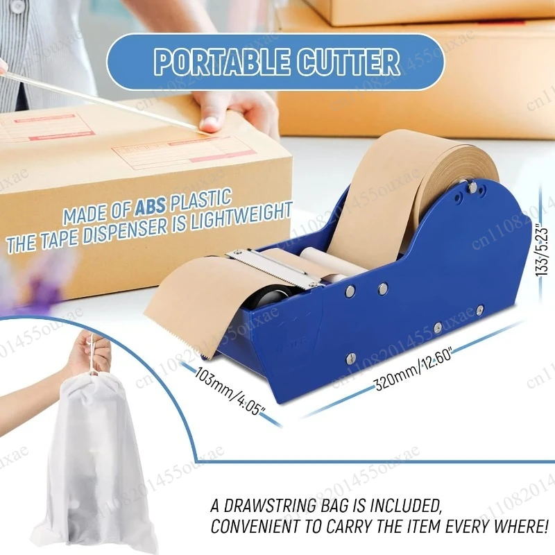 Water-Activated Tape Dispenser Manual Kraft Gum Tape Dispenser Width Adjustable 1.18-3.15 Inch Lightweight Portable Packing Tool
Water-Activated Tape Dispenser Manual Kraft Gum Tape Dispenser Width Adjustable 1.18-3.15 Inch Lightweight Portable Packing Tool