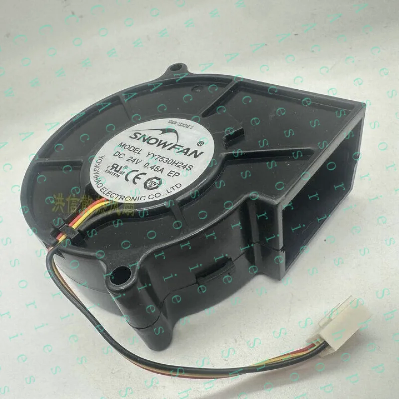 PP+ 1pcs turbofan blower 3-wire cooling fan YY7530H24S DC24V 0.45A
PP+ 1pcs turbofan blower 3-wire cooling fan YY7530H24S DC24V 0.45A