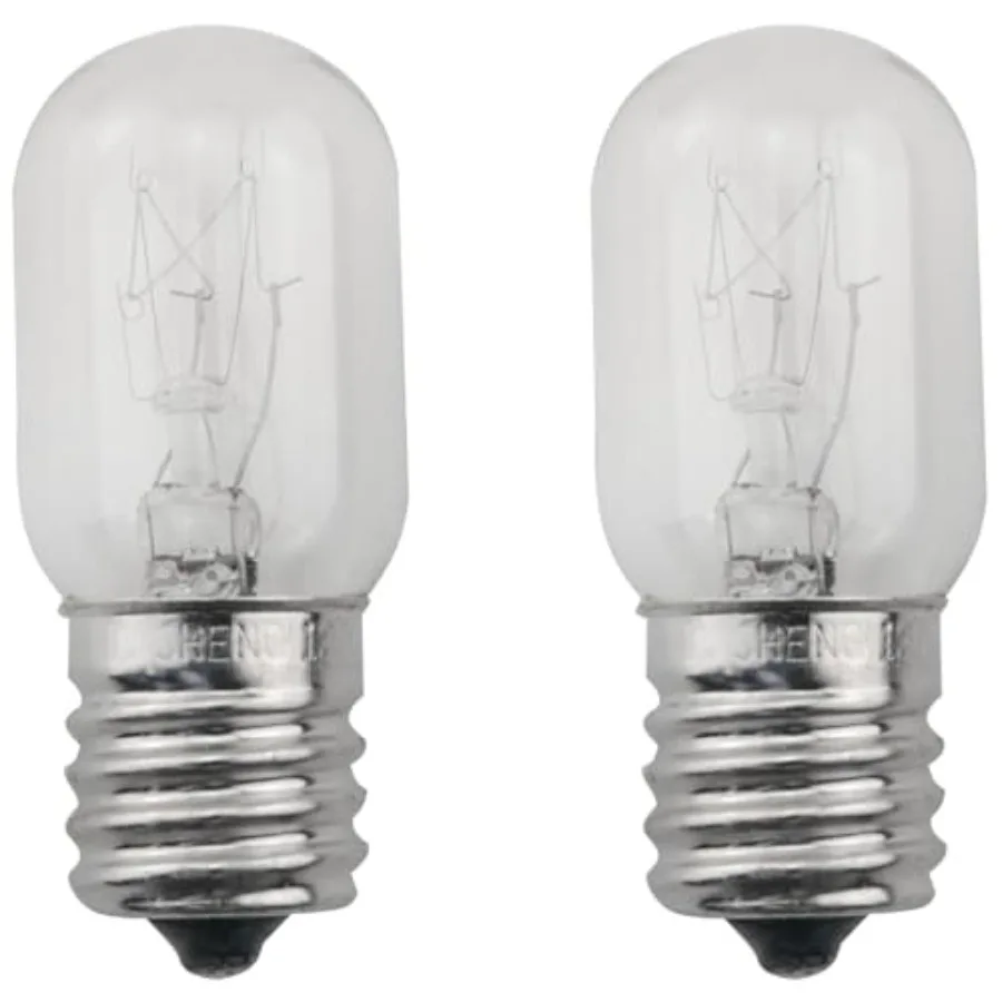 2PCS E17 Screw in 15W Oven Microwave Light Bulb for Sewing Machine Lava Lamp Night Light Microwave Hood Incandescent Lamps
2PCS E17 Screw in 15W Oven Microwave Light Bulb for Sewing Machine Lava Lamp Night Light Microwave Hood Incandescent Lamps