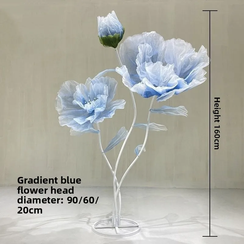 Large Artificial Silk Poppy Flowers Wedding Road Lead Fake Flowers for Party T-Stage Window Display
Large Artificial Silk Poppy Flowers Wedding Road Lead Fake Flowers for Party T-Stage Window Display