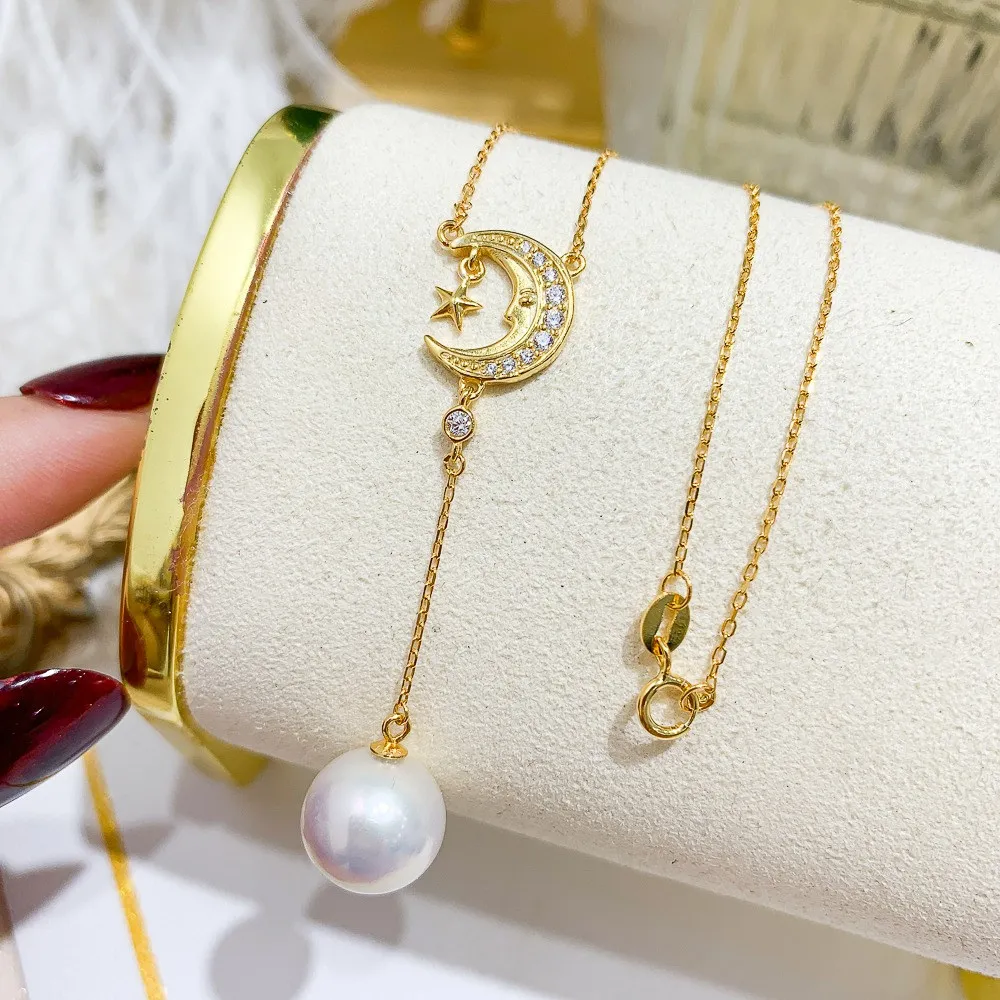 DIY Pearl Accessories S925 Sterling Silver Set Chain Empty Gold Silver Pendant with Silver Chain Fit 9-13mm Round L051
DIY Pearl Accessories S925 Sterling Silver Set Chain Empty Gold Silver Pendant with Silver Chain Fit 9-13mm Round L051