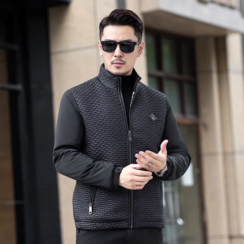 Утепленная мужская хлопковая куртка с воротником-стойкой, повседневная, приталенная, теплая верхняя одежда в городском стиле
Утепленная мужская хлопковая куртка с воротником-стойкой, повседневная, приталенная, теплая верхняя одежда в городском стиле