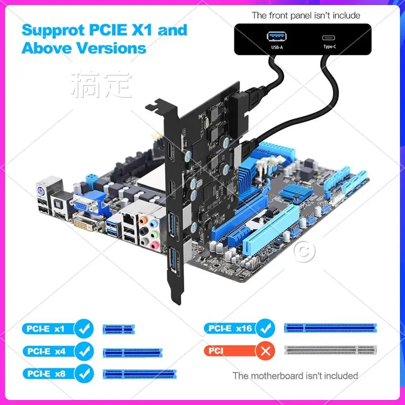 AP-ULS-6210 6-портовая USB-карта Pcie PCI Express To Type C(2), USB Type-A(2) Карта расширения
AP-ULS-6210 6-портовая USB-карта Pcie PCI Express To Type C(2), USB Type-A(2) Карта расширения