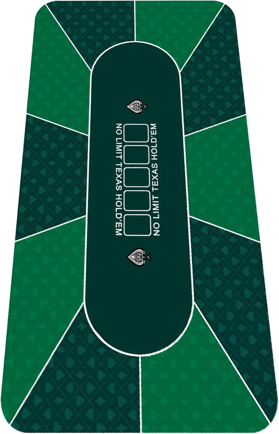 47x24in Poker Mat for 8-10 Players, Portable Texas Hold'em Table Topper with Non-Slip Rubber Bottom, Foldable Card Game Mat for Blackjack
47x24in Poker Mat for 8-10 Players, Portable Texas Hold'em Table Topper with Non-Slip Rubber Bottom, Foldable Card Game Mat for Blackjack