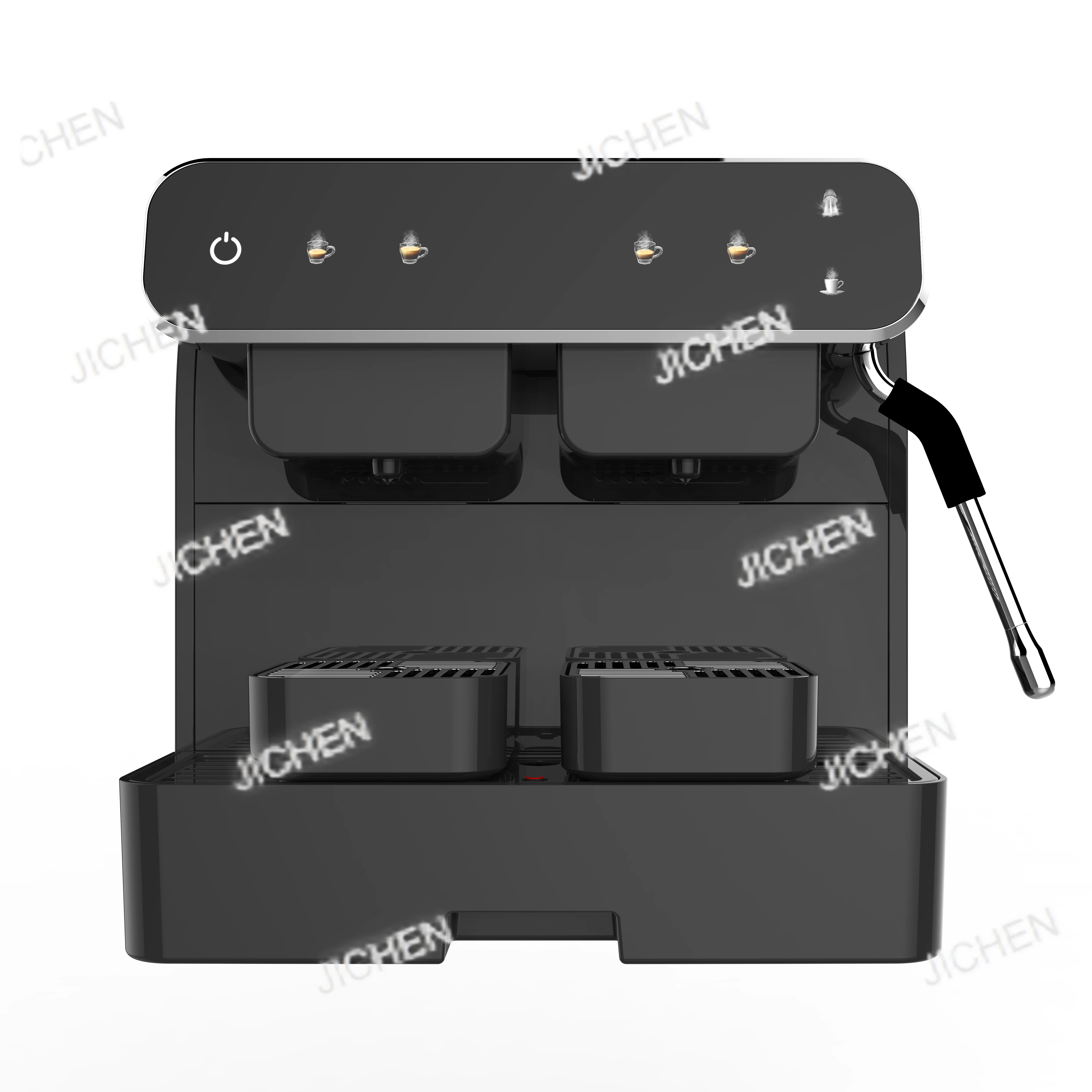 Dual system two leaf coffee machine multi-function hidden counting program capsule coffee machine.
Dual system two leaf coffee machine multi-function hidden counting program capsule coffee machine.