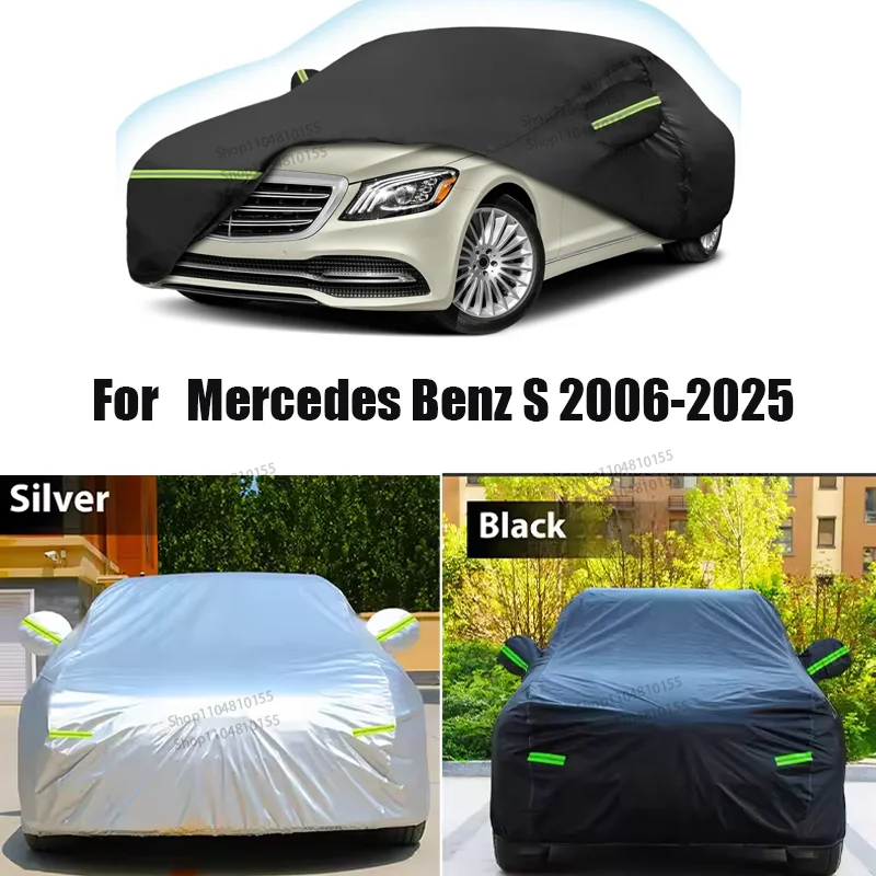 Waterproof Full Car Covers Custom Fit for Mercedes Benz S-Class 2006-2025 All Weather Outdoor Windproof Heavy Duty
Waterproof Full Car Covers Custom Fit for Mercedes Benz S-Class 2006-2025 All Weather Outdoor Windproof Heavy Duty