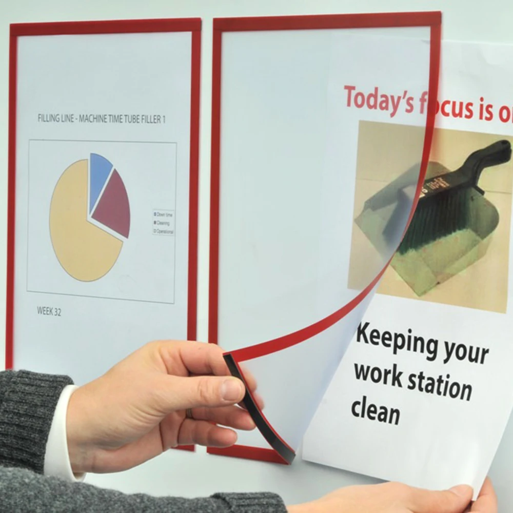 Transparent PVC Magnetic File Frame Transparent PVC Document Display Frame for A4 Size Letter Paper Photo Picture Work Schedule
Transparent PVC Magnetic File Frame Transparent PVC Document Display Frame for A4 Size Letter Paper Photo Picture Work Schedule