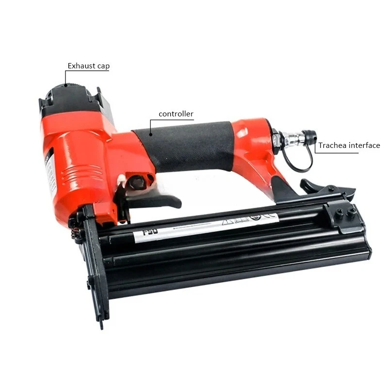 Pneumatic Straight Nail Gun Air Powered Nailer Furniture Stapler Staple Gun10-50MM Woodworking Cordless Frame Gun Tools
Pneumatic Straight Nail Gun Air Powered Nailer Furniture Stapler Staple Gun10-50MM Woodworking Cordless Frame Gun Tools