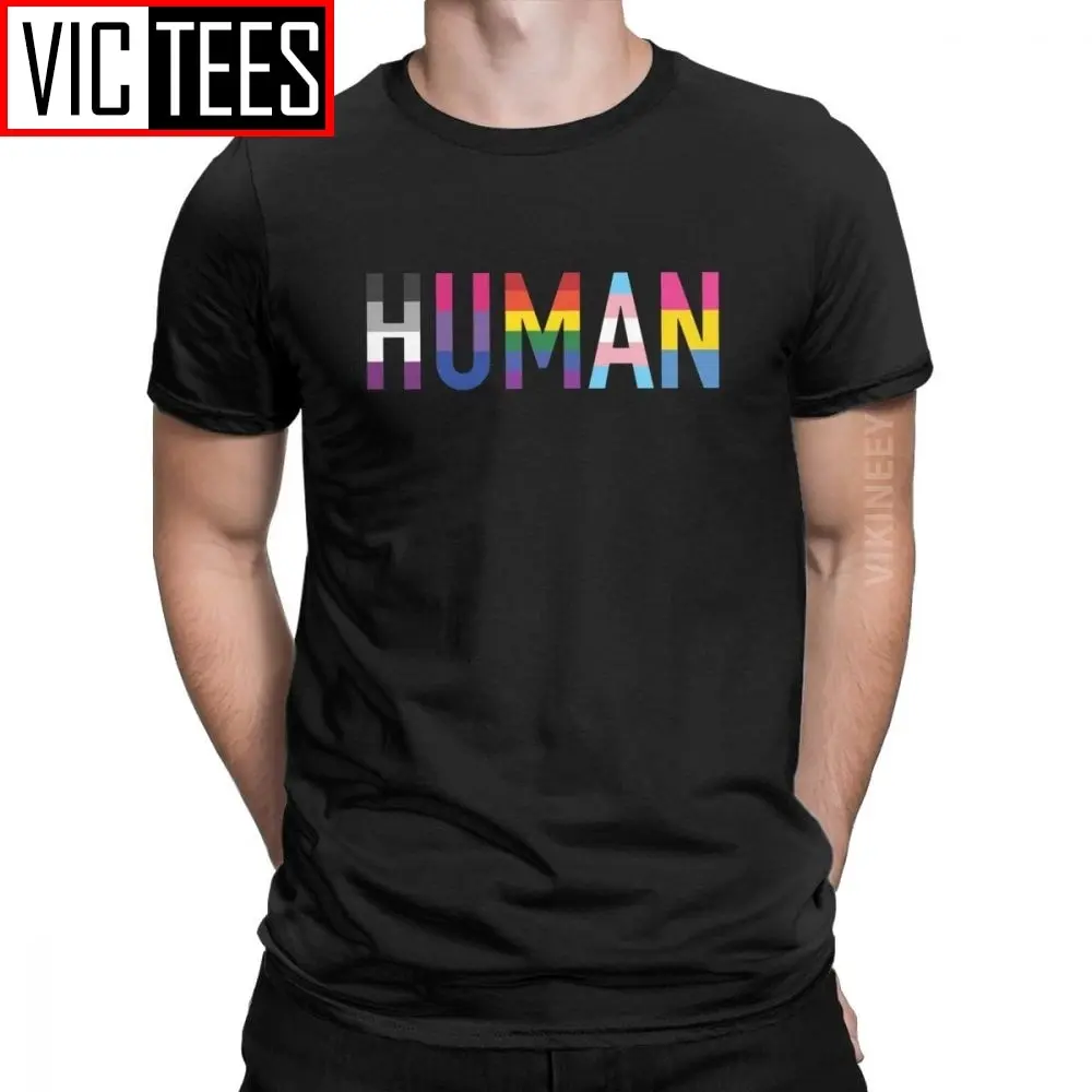 Men Tshirt Human LGBT Novelty Pure Cotton Gay Pride Pansexual Asexual Bisexual Tshirt Camisas Hombre Classic
Men Tshirt Human LGBT Novelty Pure Cotton Gay Pride Pansexual Asexual Bisexual Tshirt Camisas Hombre Classic