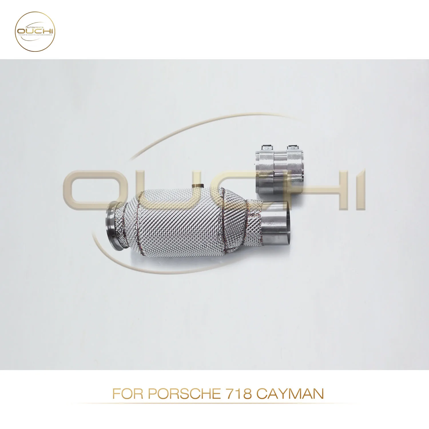 High Flow Performance Downpipe For Porsche 718 cayman OUCHI Exhaust System With Heat Shield Stainless Steel Auto Parts
High Flow Performance Downpipe For Porsche 718 cayman OUCHI Exhaust System With Heat Shield Stainless Steel Auto Parts