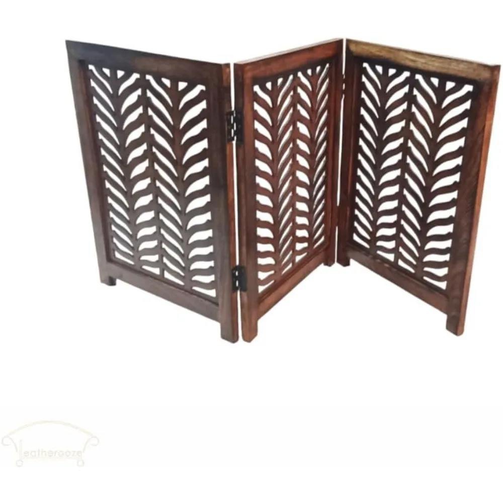 3 Panel Wood Room Screen Divider Freestanding, Dark Brown, Screens & Room Dividers
3 Panel Wood Room Screen Divider Freestanding, Dark Brown, Screens & Room Dividers