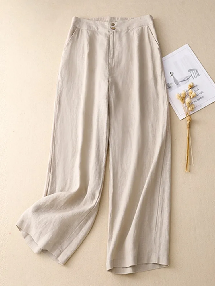 Women Casual Wide Leg Pants New Arrival 2023 Autumn Vintage Style Solid Color All-match Loose High Waist Female Trousers B2911
Women Casual Wide Leg Pants New Arrival 2023 Autumn Vintage Style Solid Color All-match Loose High Waist Female Trousers B2911