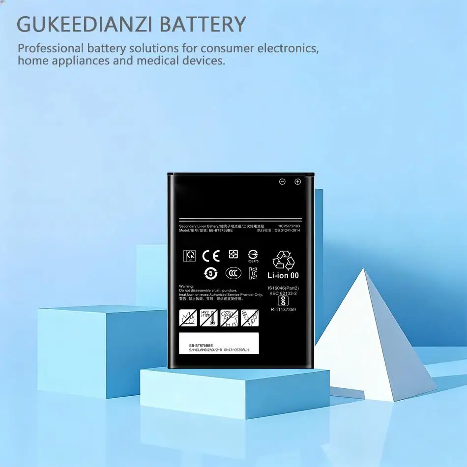 Tablet Battery EB-BT575BBE High Capacity Long Lasting 5050Mah For Samsung Galaxy Tab Active 3 SM-T575 T575 SM-T570 GH43-05039A
Tablet Battery EB-BT575BBE High Capacity Long Lasting 5050Mah For Samsung Galaxy Tab Active 3 SM-T575 T575 SM-T570 GH43-05039A