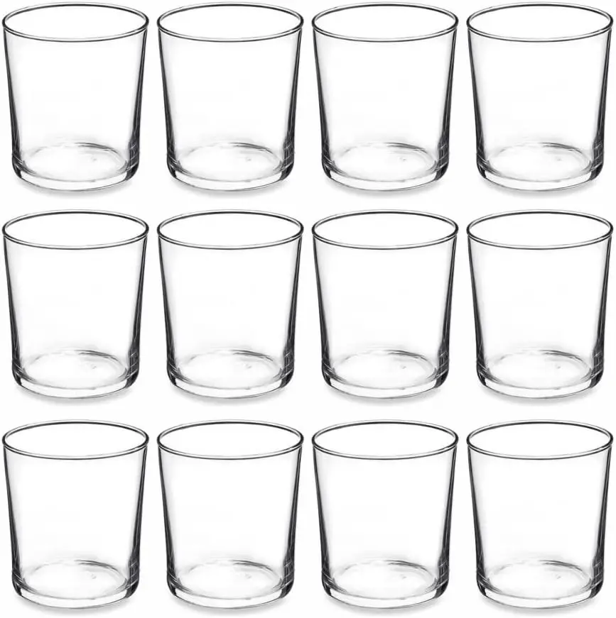 Clear Glass Votive Candle Holders - Bulk Pack of 12 for Tealights
Clear Glass Votive Candle Holders - Bulk Pack of 12 for Tealights