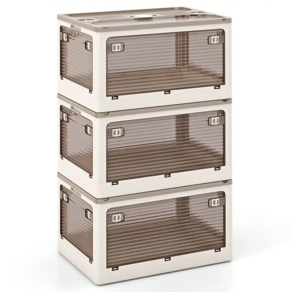 3 6 Pack Stackable Storage Bins With Lids 34.5 Gallon Collapsible Plastic Container Box
3 6 Pack Stackable Storage Bins With Lids 34.5 Gallon Collapsible Plastic Container Box