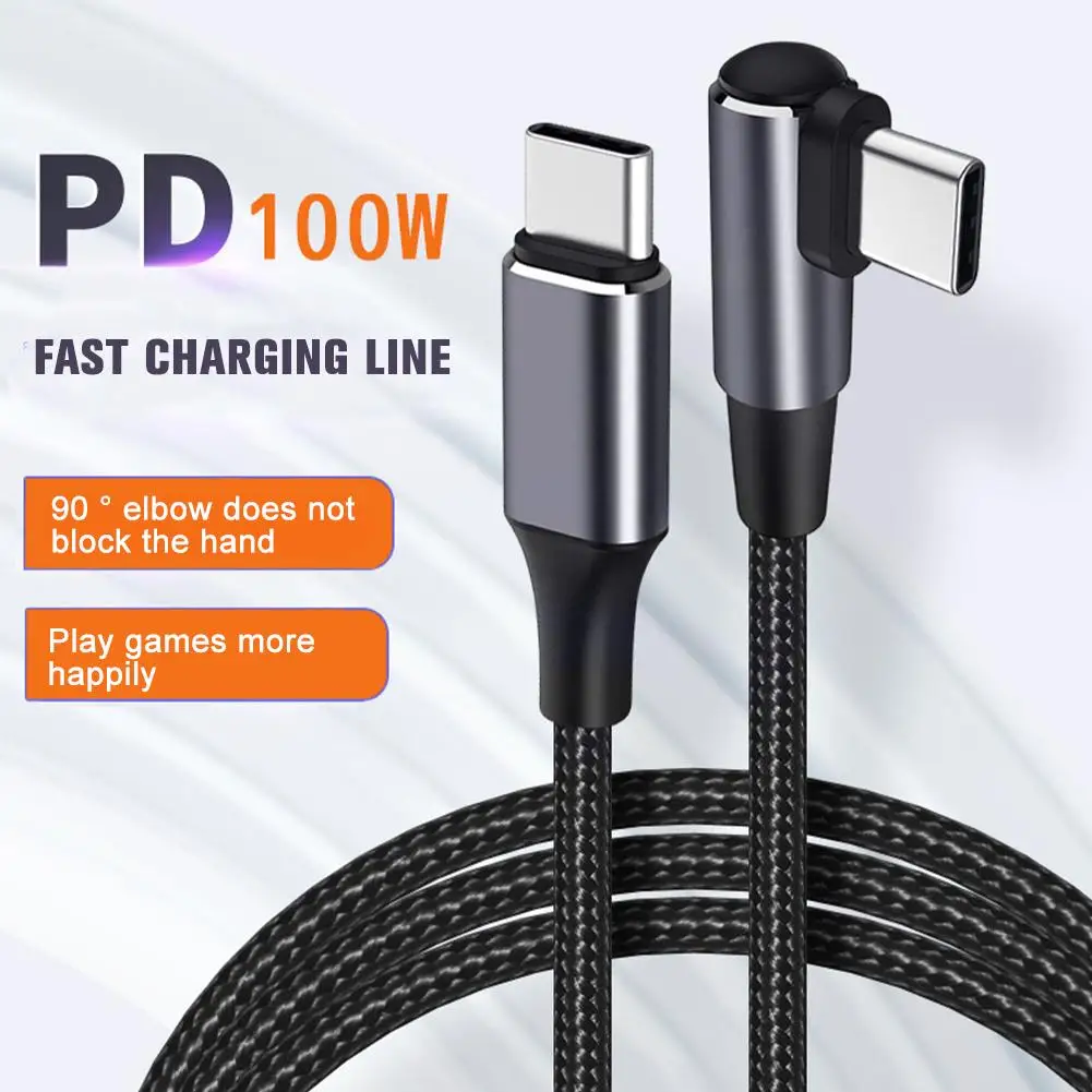 Pd 100w Usb C To Usb Type C Cable 90 Degree Line For Laptops 5a Elbow Usbc Type C Cable Fast Charging Wire For Redmi L7q3
Pd 100w Usb C To Usb Type C Cable 90 Degree Line For Laptops 5a Elbow Usbc Type C Cable Fast Charging Wire For Redmi L7q3