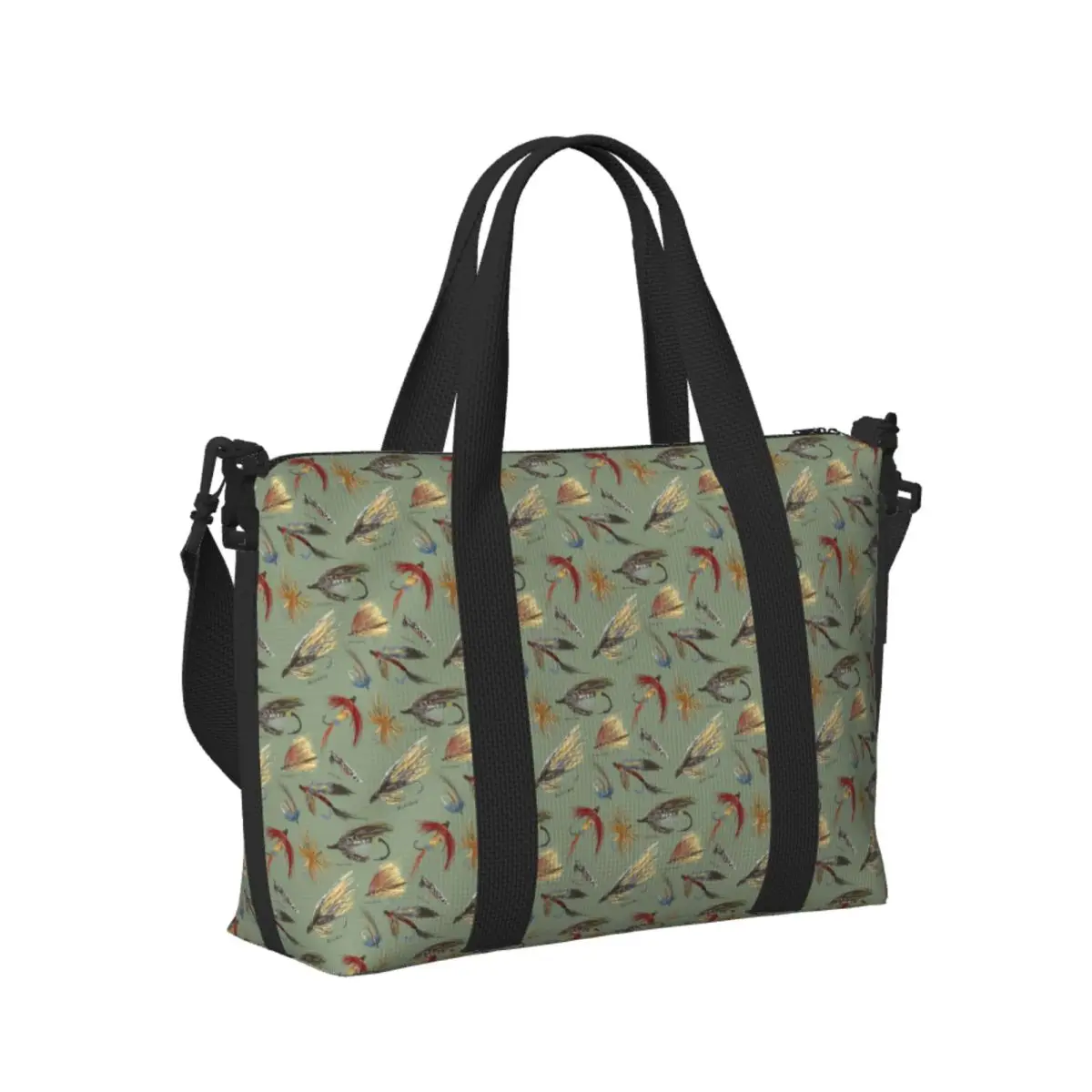 Fly Fishing With Hand Tied Flies Beach Travel Bag Large Capacity Tote Bags for Gym Sport Women Shopping Duffle Shoulder Bag
Fly Fishing With Hand Tied Flies Beach Travel Bag Large Capacity Tote Bags for Gym Sport Women Shopping Duffle Shoulder Bag
