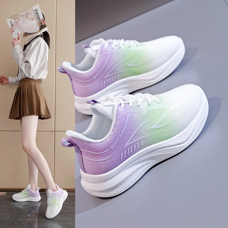 Ladies Vulcanized Shoes Fashion New Korean Version Breathable Fly Woven Ins Student Running Sports Casual Shoes
Ladies Vulcanized Shoes Fashion New Korean Version Breathable Fly Woven Ins Student Running Sports Casual Shoes