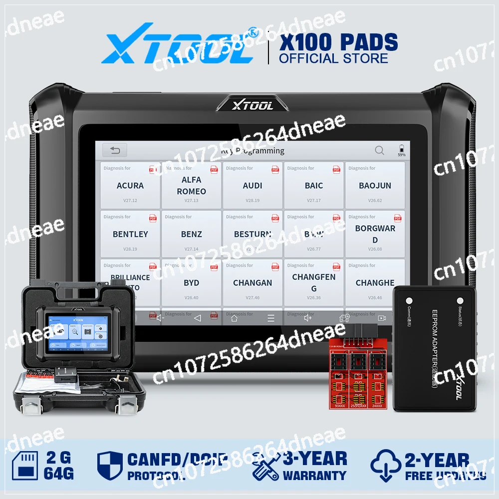 All System Diagnostic Scanners Automotive Scanner with CANFD DOIP XTOOL X100 PADS Car Key Programmer Key Generator Read Pin Code
All System Diagnostic Scanners Automotive Scanner with CANFD DOIP XTOOL X100 PADS Car Key Programmer Key Generator Read Pin Code