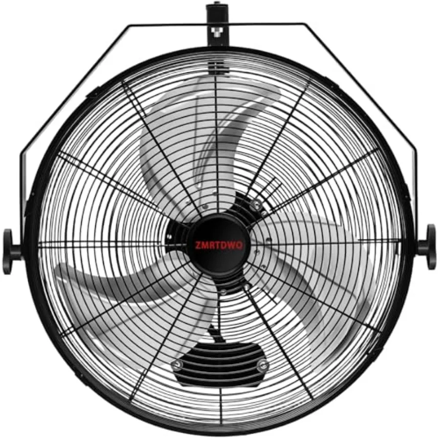 Wall Mount Fan, 360° Manual Adjustable Tilt, 3 Speed High Velocity Airflow, IP44 Waterproof HeavyDuty Metal Wall Fan for Patios
Wall Mount Fan, 360° Manual Adjustable Tilt, 3 Speed High Velocity Airflow, IP44 Waterproof HeavyDuty Metal Wall Fan for Patios
