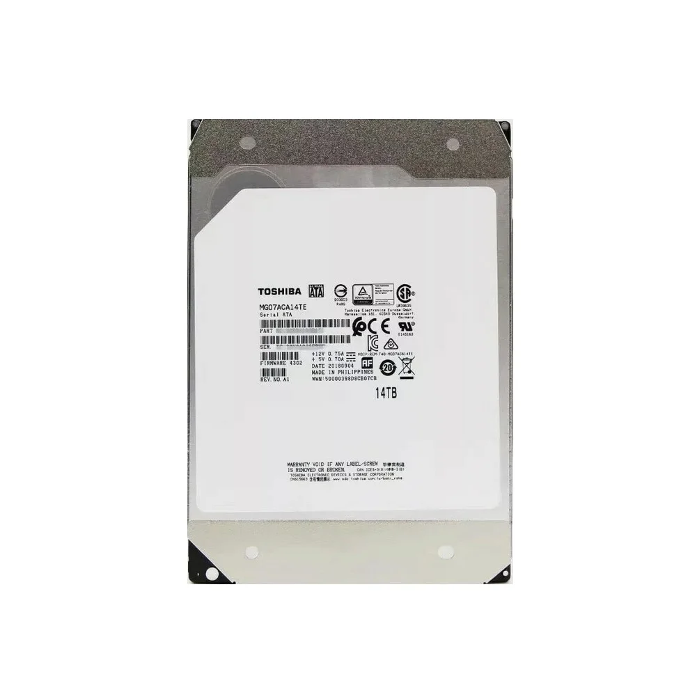 Б/у внутренний жесткий диск HDD 14 ТБ MG Series Enterprise 3,5 256 МБ кэш-памяти SATA Внутренний жесткий диск MG07ACA14TE для DELL
Б/у внутренний жесткий диск HDD 14 ТБ MG Series Enterprise 3,5 256 МБ кэш-памяти SATA Внутренний жесткий диск MG07ACA14TE для DELL
