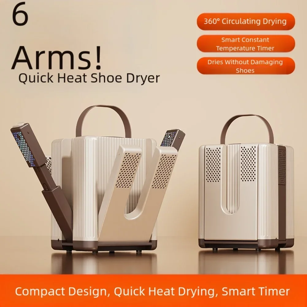 Intelligent Timer Shoe Dryer Household Foldable Shoe Warmer 3 Pairs Shoes Fast Drying Boot Dryer 6 Ports For All Footwear Tool
Intelligent Timer Shoe Dryer Household Foldable Shoe Warmer 3 Pairs Shoes Fast Drying Boot Dryer 6 Ports For All Footwear Tool