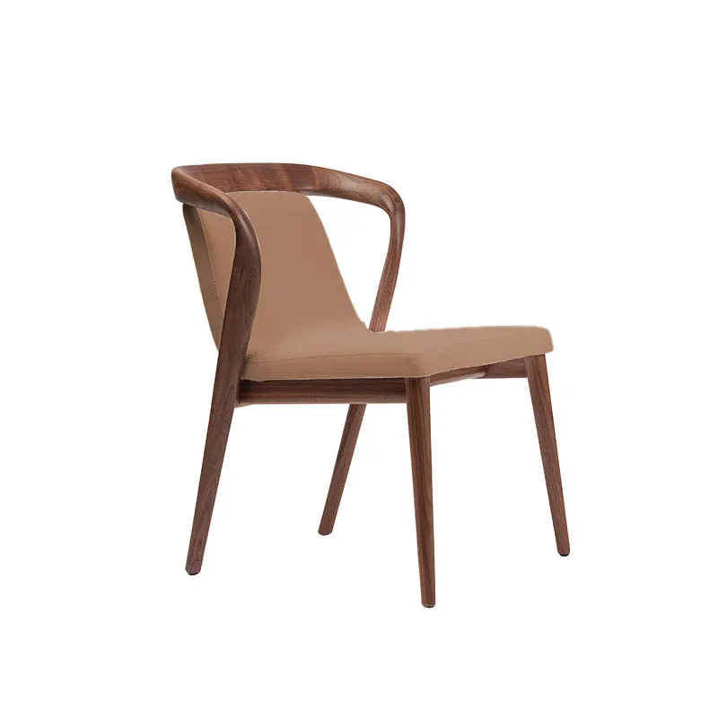 Restaurant soft bag back chair, hotel room book chair, home homestay solid wood armrest dining chair
Restaurant soft bag back chair, hotel room book chair, home homestay solid wood armrest dining chair