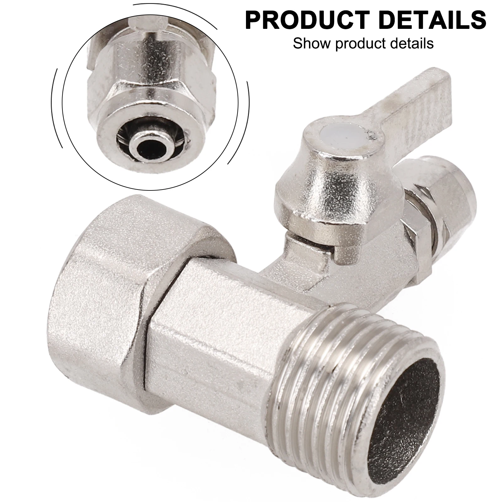 Plumbing Fixtures Water Adapter 1/2\\\" To 1/4\\'\\' Copper Tubing RO Feed Silver With Shut-off Ball Fittings
Plumbing Fixtures Water Adapter 1/2\\\" To 1/4\\'\\' Copper Tubing RO Feed Silver With Shut-off Ball Fittings