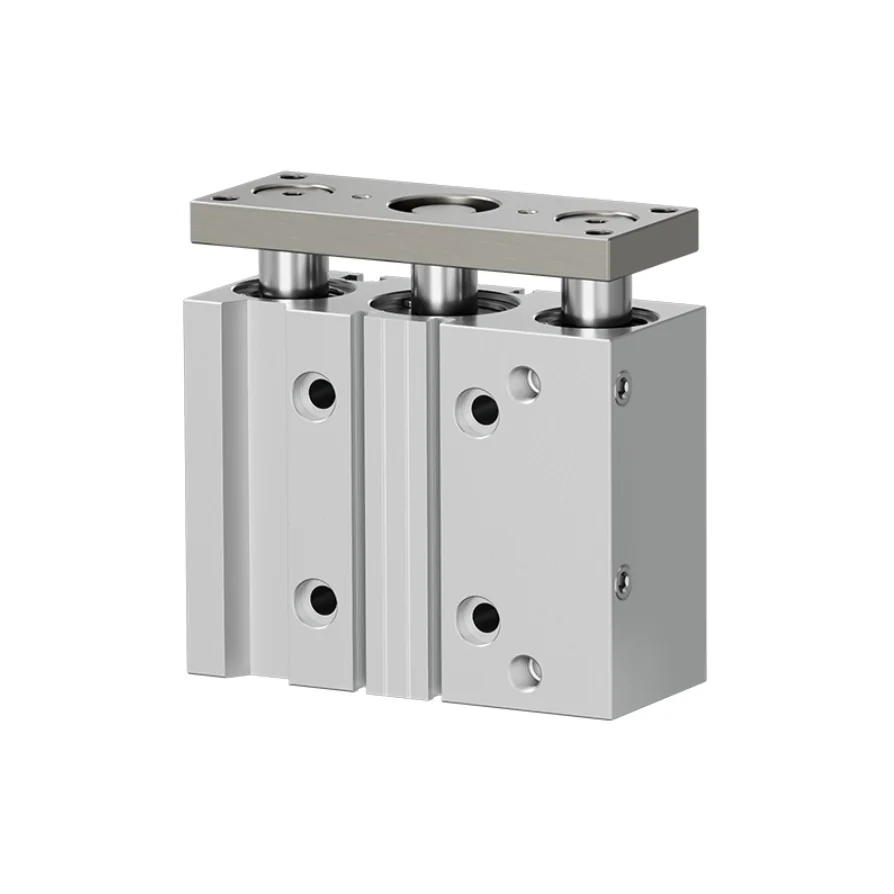 Small pneumatic three-rod three-axis cylinder with guide rod TCL12/16/20/10-20-30-40-50
Small pneumatic three-rod three-axis cylinder with guide rod TCL12/16/20/10-20-30-40-50